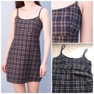 EUC RARE Brandy Melville Colleen Flannel A-Line Dress - XS/0 - S/2